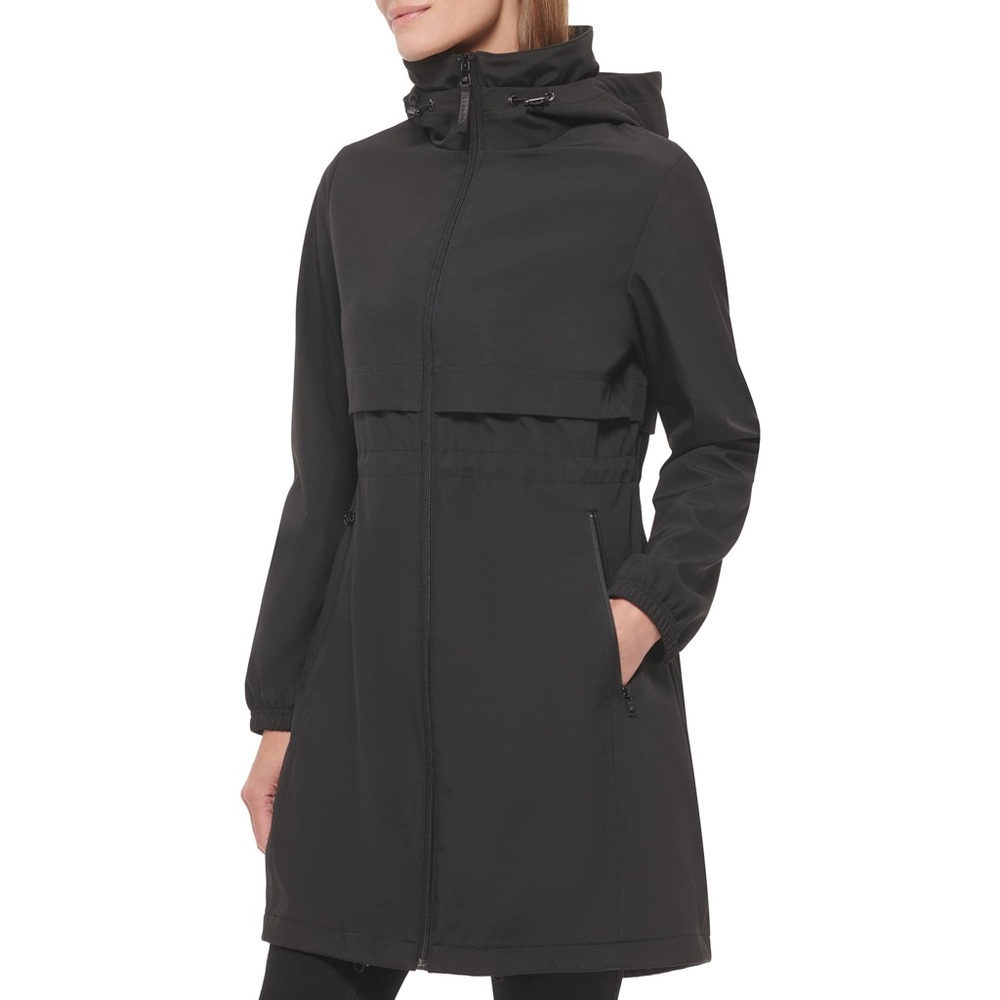 Calvin Klein Rain Black Hooded Jacket